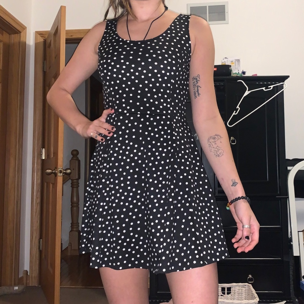 Polka Dot Mini Dress